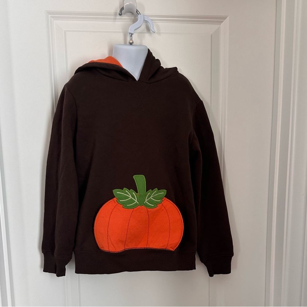 Gymboree pumpkin hooded sweatshirt